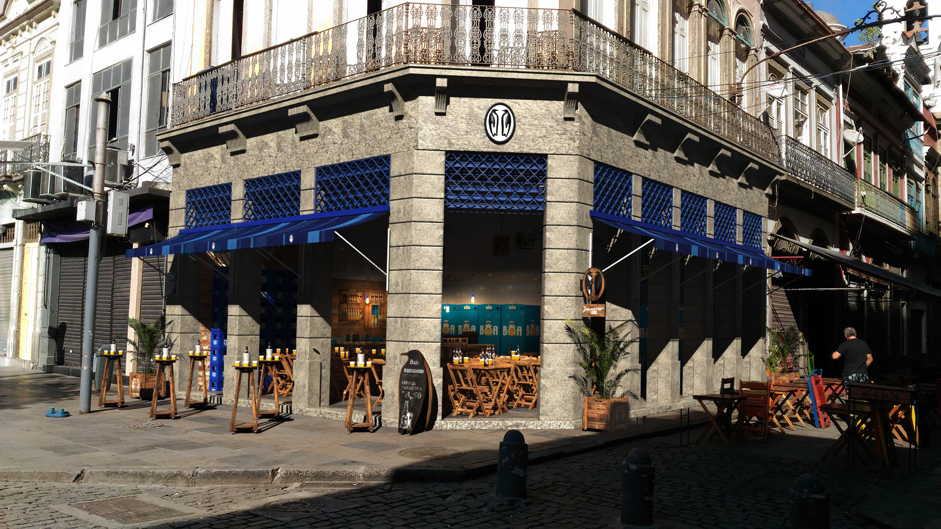 Bar Mercadores RJ - Projeto executado para Ambev e executado pela Score Group.